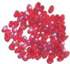 100 4mm Matte Red AB Drops